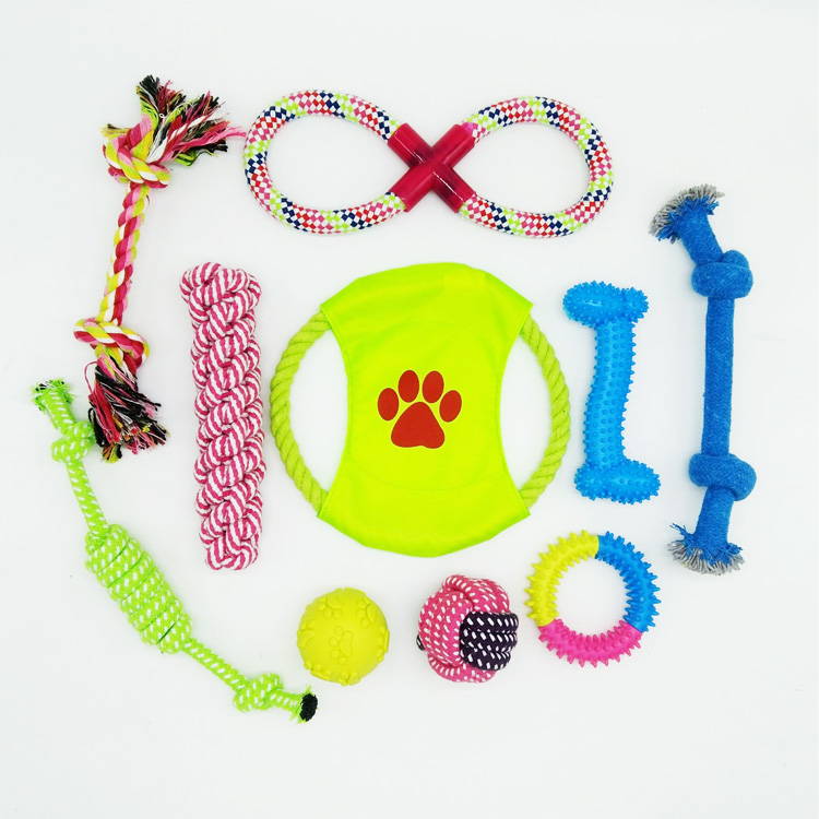 Dog toys Set 10 pack, Gift set for Dog, Training Toys, Dog Chewing Toys -  My Happy Pets Boutique