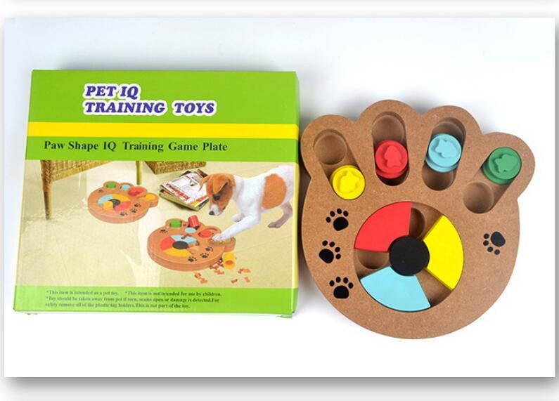 Paw puzzle pet games dog Toy Food Dispenser Interactive Play for